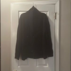 Black cardigan